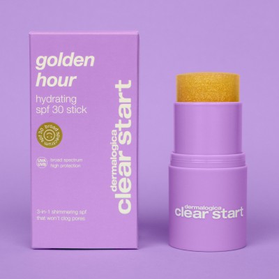 Dermalogica Golden Hour Hydrating stick SPF30 - Сонцезахисний зволожуючий стік з ефектом сяяння SPF30, 19 г Dermalogica Golden Hour Hydrating stick SPF30 - Сонцезахисний зволожуючий стік з ефектом сяяння SPF30, 19 г