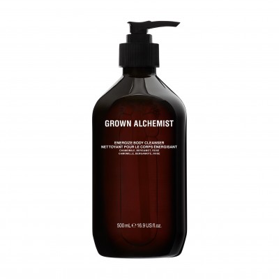 Grown Alchemist Energize Body Cleanser - Енергізуючий гель для тіла Ромашка, Бергамот, Троянда, 500 мл