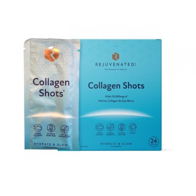 Rejuvenated СOLLAGEN SHOTS 10 000 mg per serving - Колаген шоти для красивої шкіри з ягодами Асаї, 24 окремих саше Rejuvenated СOLLAGEN SHOTS 10 000 mg per serving - Колаген шоти для красивої шкіри з ягодами Асаї, 24 окремих саше
