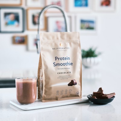 Rejuvenated Protein Smoothie Chocolate - Протеїн Смузі зі смаком шоколаду, 14 порцій Rejuvenated Protein Smoothie Chocolate - Протеїн Смузі зі смаком шоколаду, 14 порцій