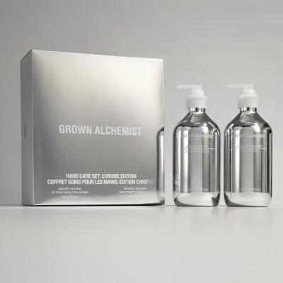 Grown Alchemist Hand Care Set: Chrome Edition - Лімітований дует для догляду за руками у хромованому дизайні Grown Alchemist Hand Care Set: Chrome Edition - Лімітований дует для догляду за руками у хромованому дизайні