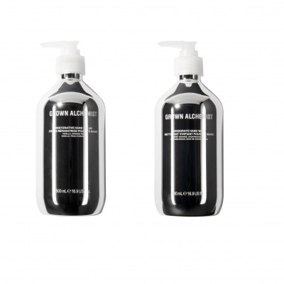 Grown Alchemist Hand Care Set: Chrome Edition - Лімітований дует для догляду за руками у хромованому дизайні Grown Alchemist Hand Care Set: Chrome Edition - Лімітований дует для догляду за руками у хромованому дизайні