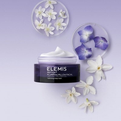 ELEMIS Peptide4 Plumping Pillow Facial - Охолоджуюча нічна крем-маска, 50 мл