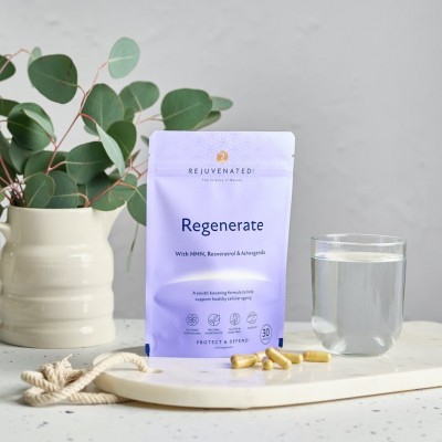 Rejuvenated Regenerate NAD+ - Активні капсули для відновлення та захисту ДНК клітин, 30 капсул