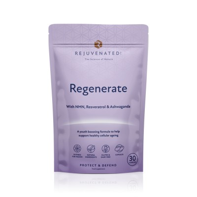 Rejuvenated Regenerate NAD+ - Активні капсули для відновлення та захисту ДНК клітин, 30 капсул